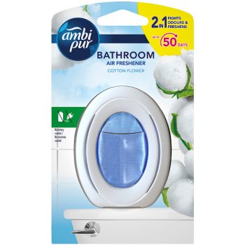Ambi Pur Bathroom Cotton Flower gelový osvěžovač vzuduchu do koupelny 7,5 ml