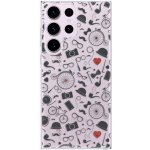iSaprio Vintage Pattern 01 Samsung Galaxy S23 Ultra černé – Zboží Mobilmania