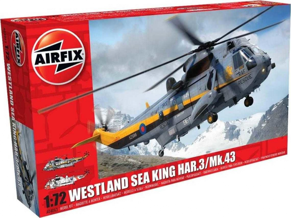 Airfix Classic Kit vrtulník A04063 Westland Sea King HAR.3 Mk.43 1:72