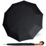 Knirps S.770 long prints check pánský holový deštník černý – Zboží Dáma