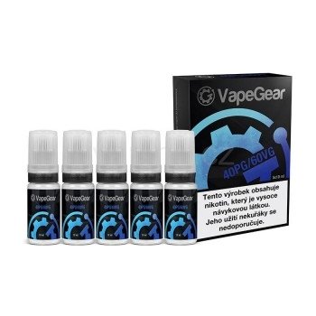 VapeGear Nikotinová prémiová báze PG40/VG60 5x10ml 6mg