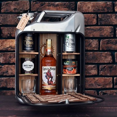 Sablio Captain Morgan Rum Stříbrný šachový bar – Hledejceny.cz