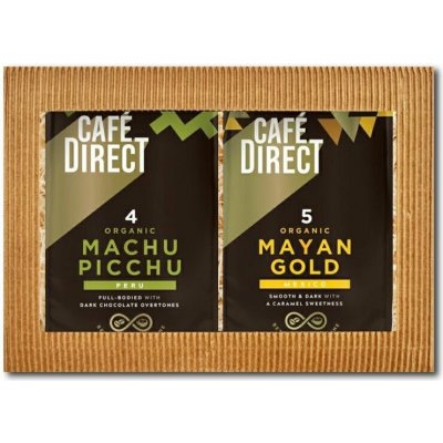 Cafédirect Machu Picchu BIO a Mayan Gold SCA 82 mletá dárkový balíček 2 x 200 g – Zboží Dáma
