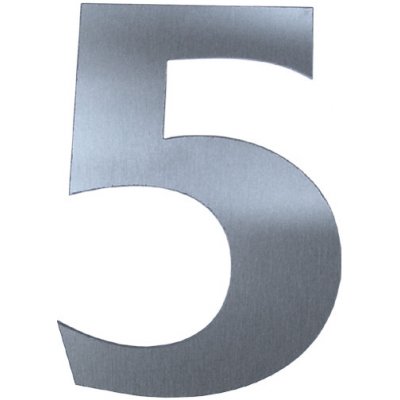 Kateon Nerezové domovní číslo popisné - FRANCE varianta: číslo 5 – Zbozi.Blesk.cz