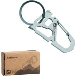 Přívěsek na klíče Schwarzwolf Atacama multifunkční 13 funkcí stříbrný 8595611007606 – Zboží Mobilmania