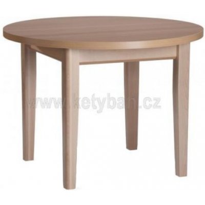 MiKo Pevný jídelní stůl Max kulatý 105x0 Černá – Hledejceny.cz