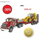 Bruder 2813 MACK GRANIT návěs a bagr JCB 4CX