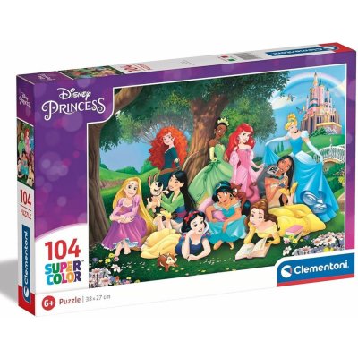 CLEMENTONI 25743 Disney princezny 104 dílků – Zboží Mobilmania