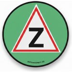 Samolepka Začátečník magnetická – Zboží Dáma