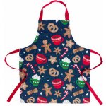 BBK Vánoční kuchyňská zástěra FESTIVE TABLE modrá 60x75 cm 100% bavlna – Hledejceny.cz