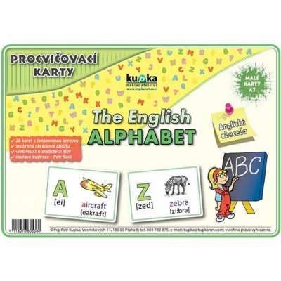English Alphabet - procvičovací karty – Zbozi.Blesk.cz