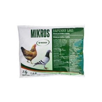 Mikros VPC vápenný grit plv 3 kg