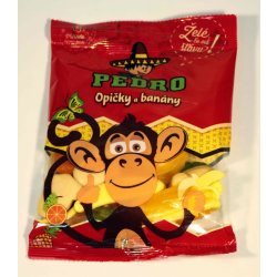 Pedro bonbony želé opičky a banánky 80 g