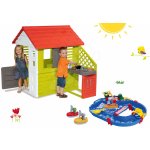 Smoby set domeček Pretty Nature s letní kuchyňkou a vodní dráha AquaPlay s kontejnerovou lodí a 2 loďkami 81072-31 – Hledejceny.cz