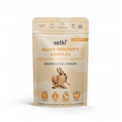 Vetki Aller-Immunity Complex Komplex imunita zažívání srst a kůže 84 g – Hledejceny.cz