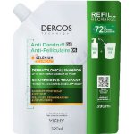 Vichy Dercos šampón proti lupům se seleniem pro suché vlasy náhradní náplň 390 ml – Zboží Mobilmania