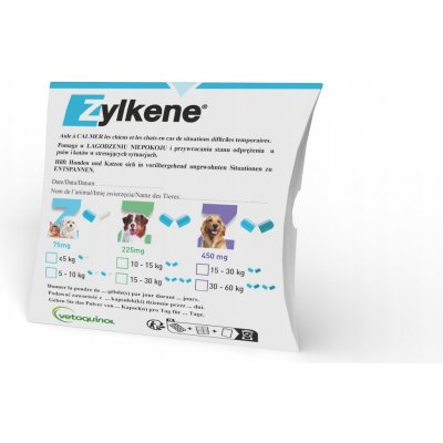 Vetoquinol Zylkene 450 mg pro velké psy 15-60 kg 10 kapslí – Zboží Mobilmania