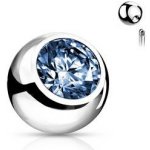 Šperky4U náhradní kulička se zirkonem ND024LB-1604 – Sleviste.cz