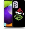 Pouzdro a kryt na mobilní telefon Samsung Picasee silikonové Samsung Galaxy A52 5G Grinch 2 černé