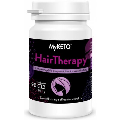 MyKETO HairTherapy, výživa pro krásné, pevné a husté vlasy, 90 kapslí