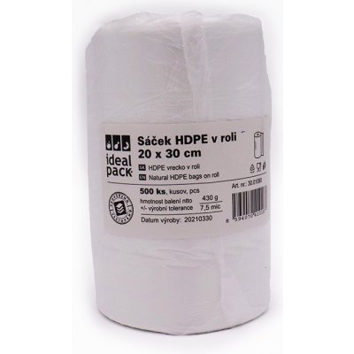 Mikroténový sáček 20 x 30 cm 500 ks/role – Zboží Živě