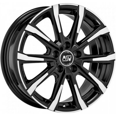 MSW 79 7x18 5x108 ET50 gloss black polished | Zboží Auto