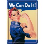 Postershop Plechová pohlednice - We Can Do It! – Zbozi.Blesk.cz