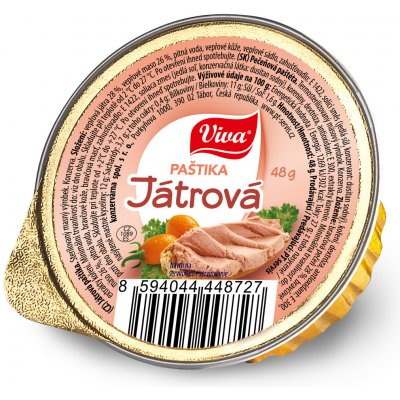 Viva Játrová paštika 48 g – Zbozi.Blesk.cz