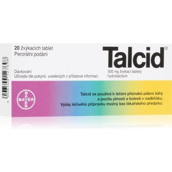 TALCID POR 500MG TBL MND 20