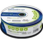 MediaRange DVD-R 4,7GB 16x, printable, spindle, 25ks (MR407) – Zboží Živě