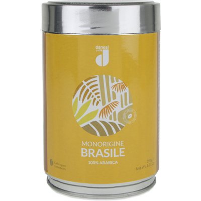Danesi caffe Brasile Monorigine 100% Arabica dóza mletá káva 250 g – Hledejceny.cz