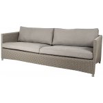 Cane-line Diamond 209x88x63 cm hliník výplet lanko taupe sedáky Natté taupe – Hledejceny.cz