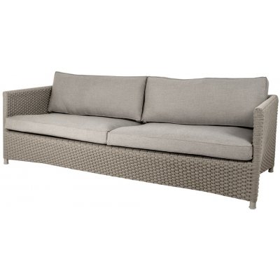 Cane-line Diamond 209x88x63 cm hliník výplet lanko taupe sedáky Natté taupe – Hledejceny.cz
