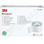 3M Micropore papír.náplast bílá 2,5 cm x 9,1 m 12 ks – Sleviste.cz