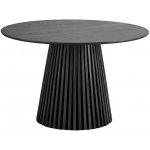 Nordic Living Osaka Černý dubový jídelní stůl 120 cm – Hledejceny.cz