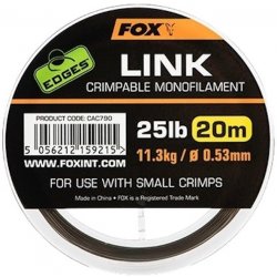Fox Edges Link Trans Khaki Mono 20m 0,53mm