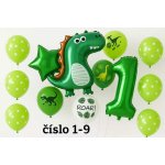 Balonky.cz Balónek dinosaurus srdce – Sleviste.cz