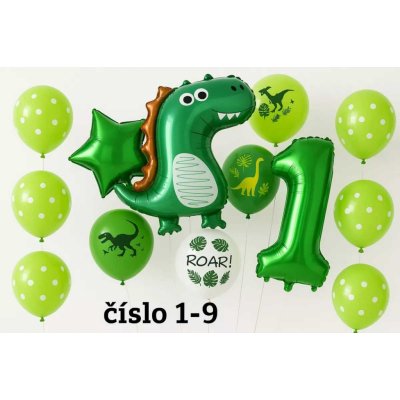 Balonky.cz Balónek dinosaurus srdce – Sleviste.cz