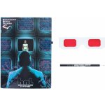 CurePink Blok A5 s tužkou a brýlemi Netflix Stranger Things Hawkins Lab 4,8 x 21 cm PP9878ST – Zboží Živě