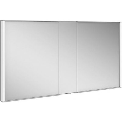 Keuco Royal Match - Zrcadlová skříňka s LED osvětlením, vestavná, 1300x700x149 mm, stříbrný elox 12815171311