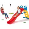 Skluzavky a klouzačky Smoby Set šmykľavka s vodotryskom Funny Double Toboggan 2 m +hojdačka Activity Swing SM820403-6