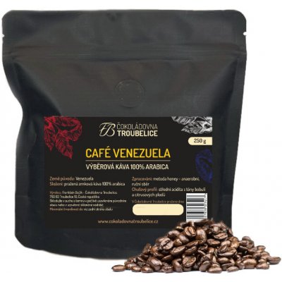 Čokoládovna Troubelice Café Venezuela zrnková 250 g – Hledejceny.cz