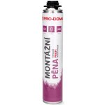 PRO-DOMA Pěna montážní nízkoexpanzní Profi pistolová 750 ml – Zboží Mobilmania