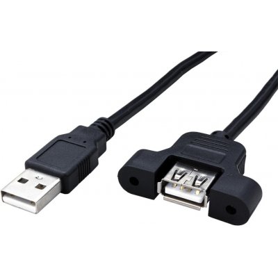 Roline 11.02.8977 USB 3.0 SuperSpeed kabel prodlužovací, USB3.0 A(M) - USB3.0 A(F), 0,8m, černý – Zboží Mobilmania