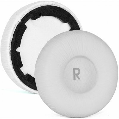 eses náhradní náušníky pro sluchátka JBL Live 670NC bílé kožené – Zboží Živě