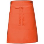 Link Kitchen Wear Pekařská zástěra s kapsou X964T Orange 90x50cm – Hledejceny.cz