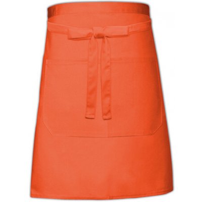 Link Kitchen Wear Pekařská zástěra s kapsou X964T Orange 90x50cm – Hledejceny.cz