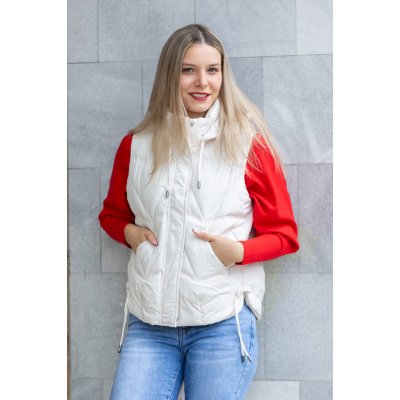 Dalef Chery dámská krátká vesta černá – Zboží Dáma