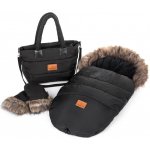 HappyBee Zimní set Trinity rukavice taška černý – Hledejceny.cz