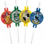 GoDan EKO papírová brčka Harry Potter Bradavické koleje 4 ks – Sleviste.cz